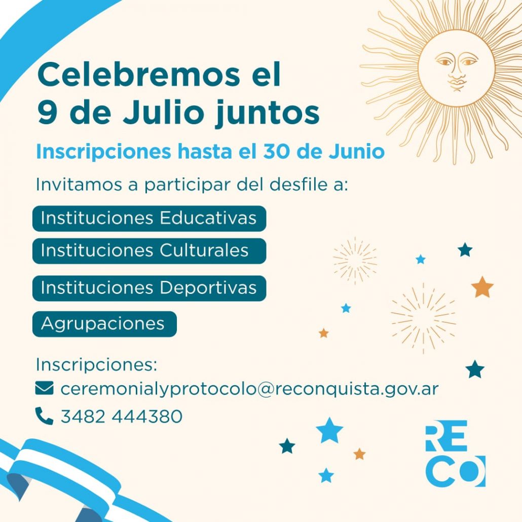 Celebremos el 9 de Julio juntos