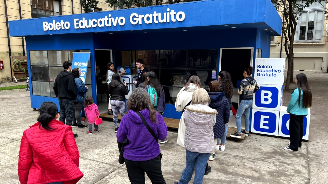 Boleto Educativo Gratuito de la provincia
