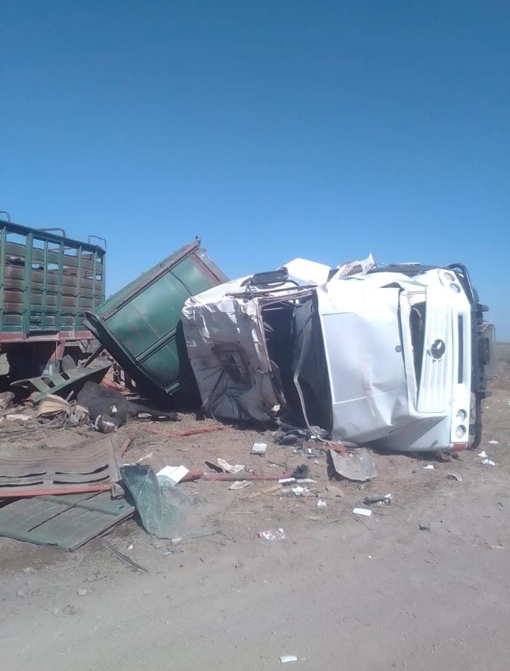 Accidente de camión en Golondrina