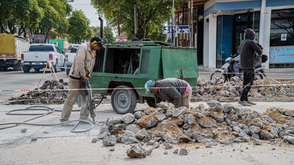 Avance de obra senderos aeróbicos en Malabrigo
