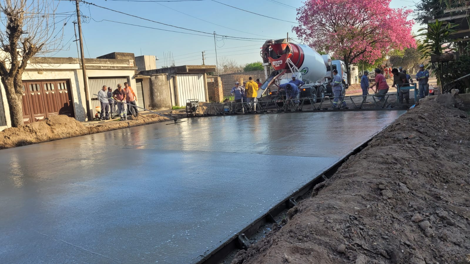 Reconquista suma pavimentación en barrio Moreno