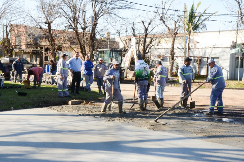 barrio Parque con todas sus calles pavimentadas