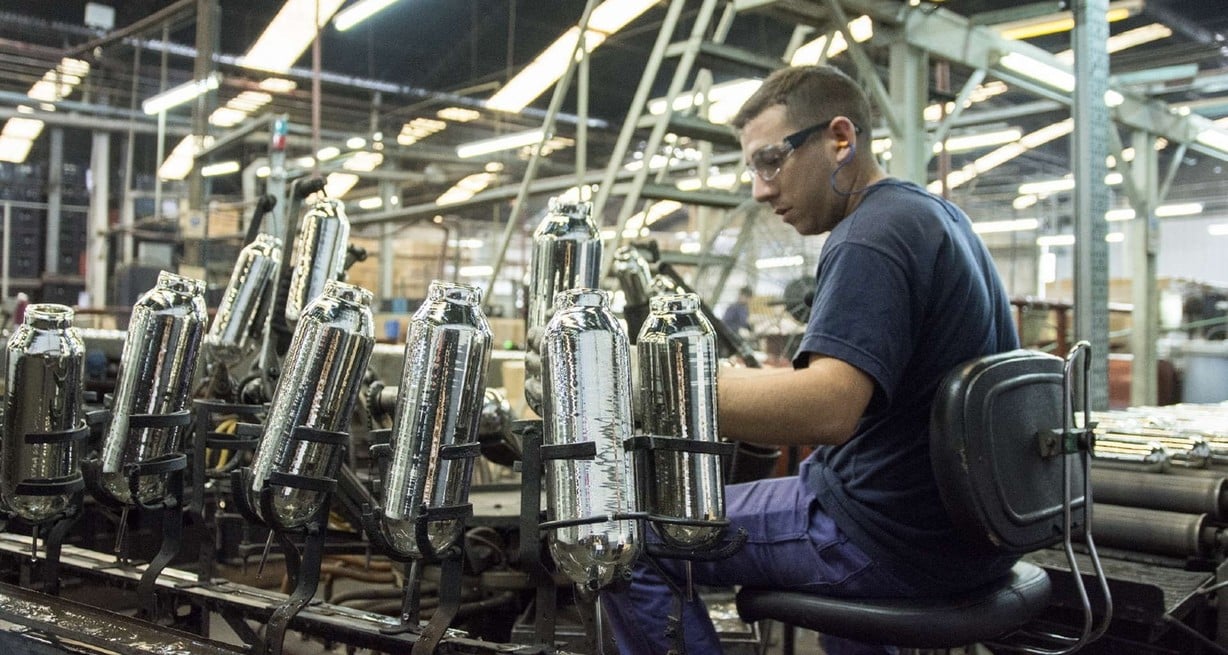 3,9% en la actividad industrial del país