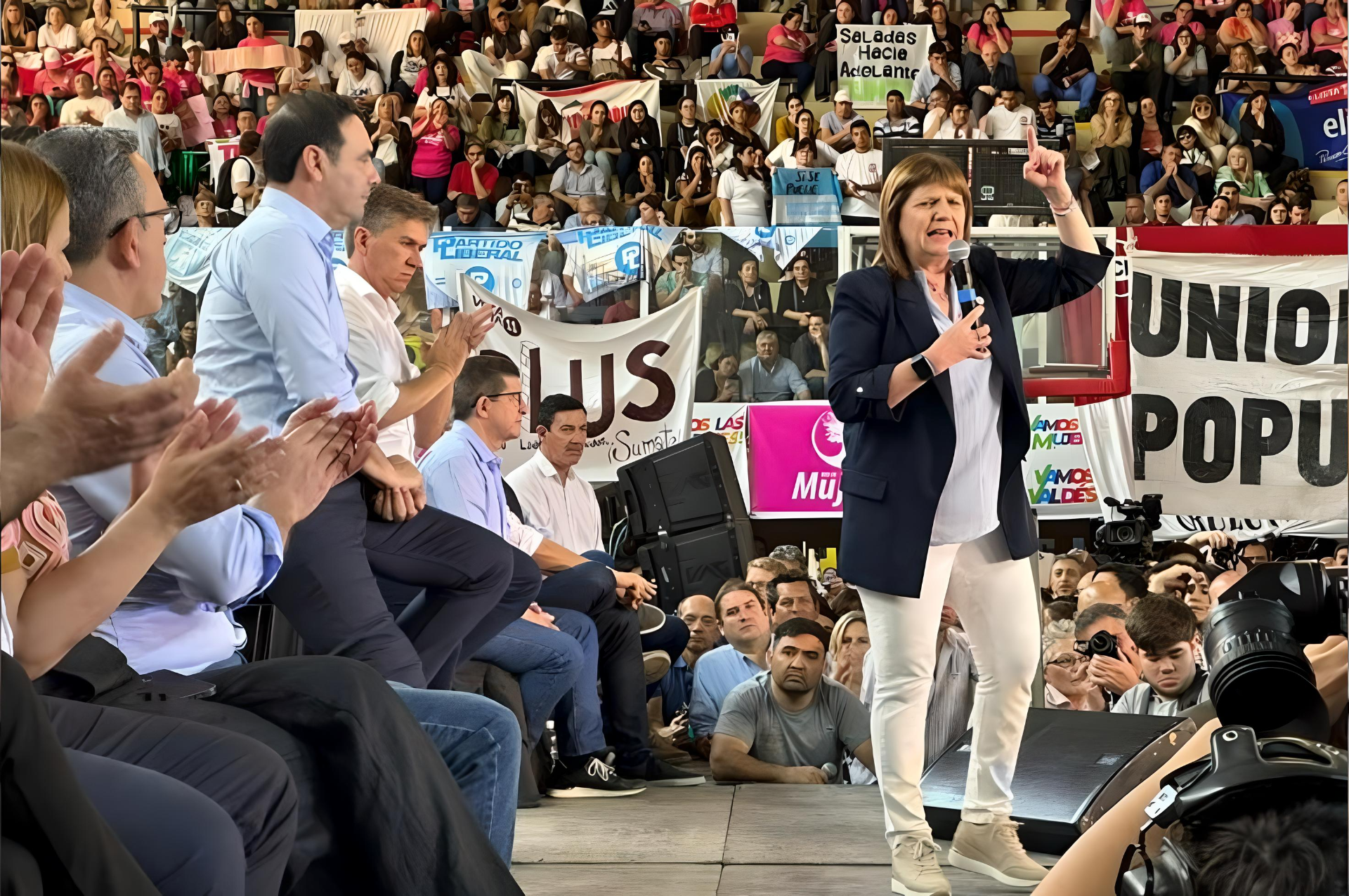 a Bullrich le gritaron asesina