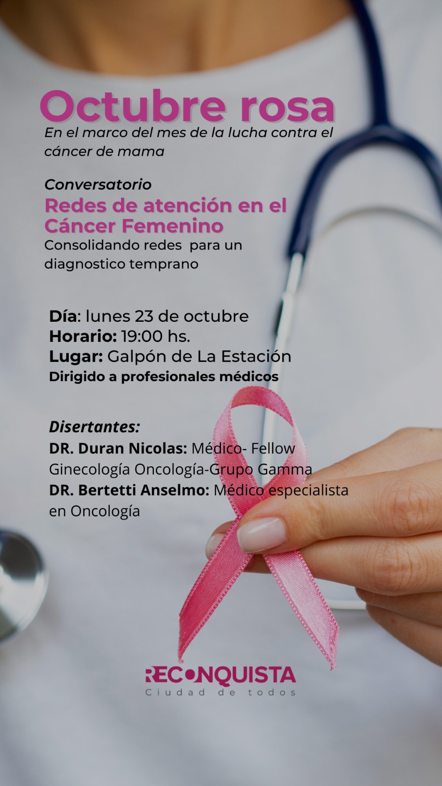 Conversatorio sobre Cáncer Femenino Prevención y Detección Temprana