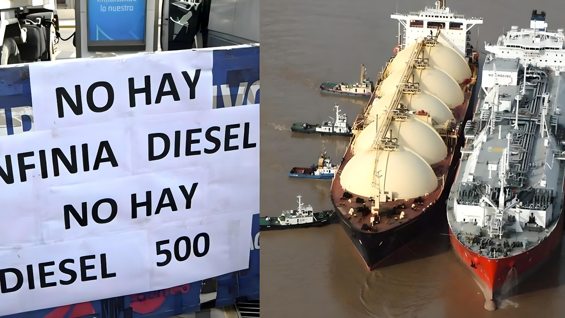 Importarán 10 barcos con combustibles para hacer frente a la escasez