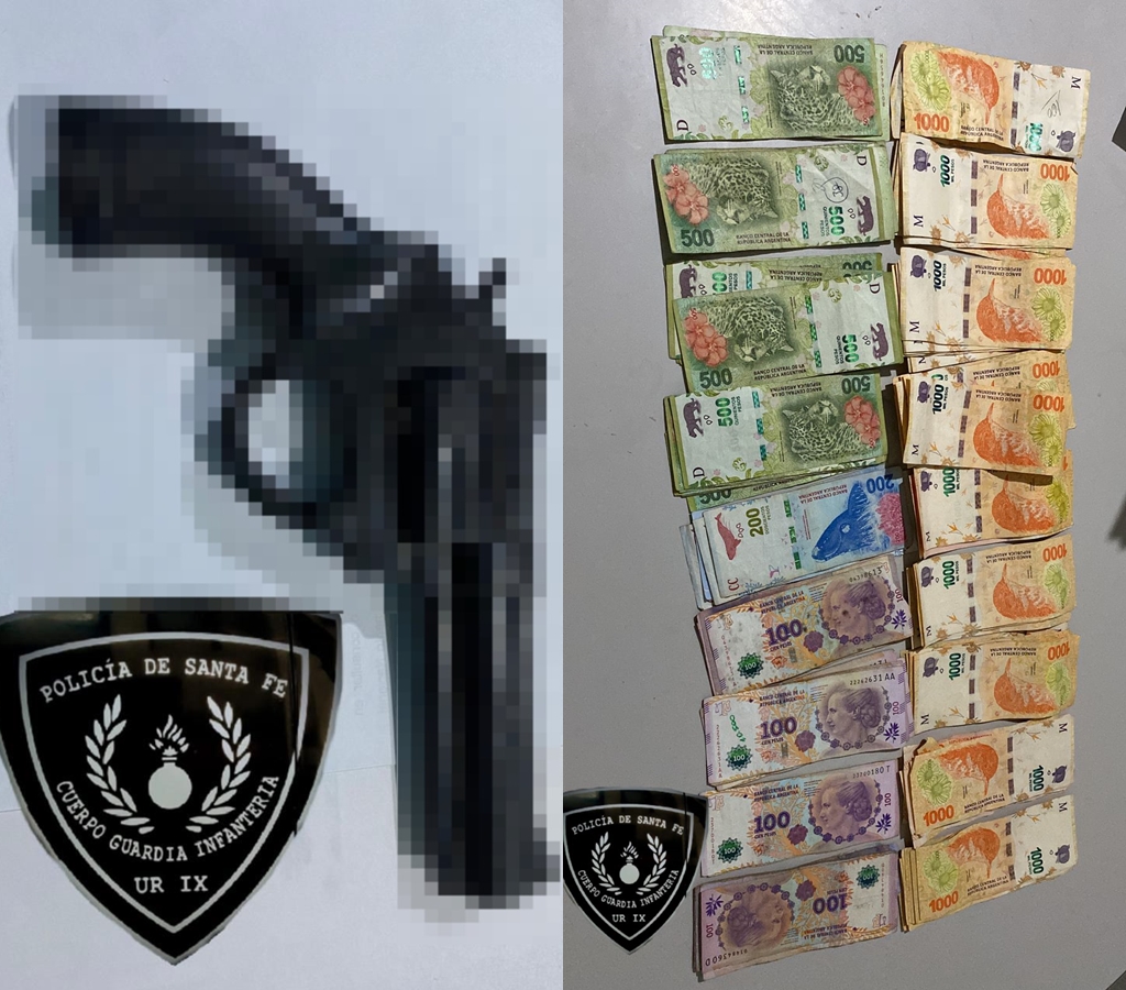 control policial en el Barrio Luján