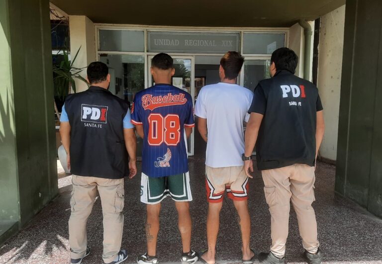 La PDI detuvo a seis hombres en Vera en una investigación por lesiones con arma de fuego
